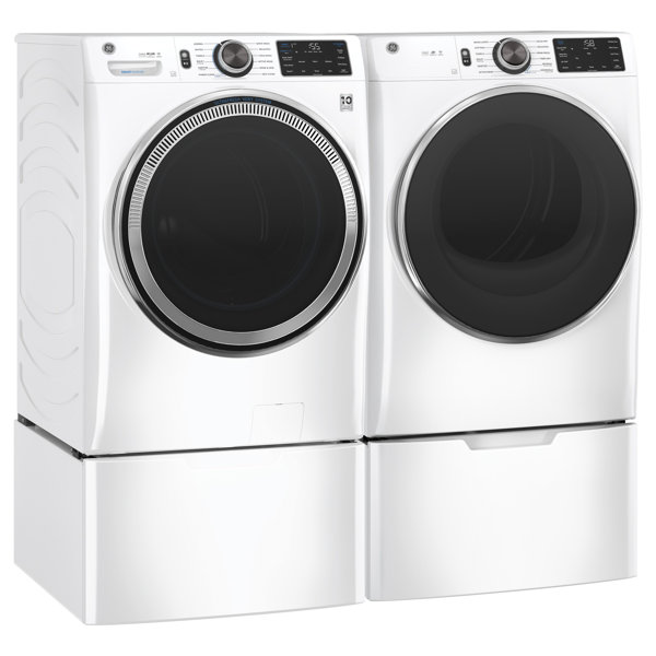 GE Appliances Energy Star Washer & Dryer Set with Stackable 4.8 Cubic